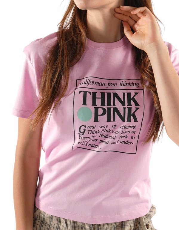 Think Pink T-Shirt Woman - rosa