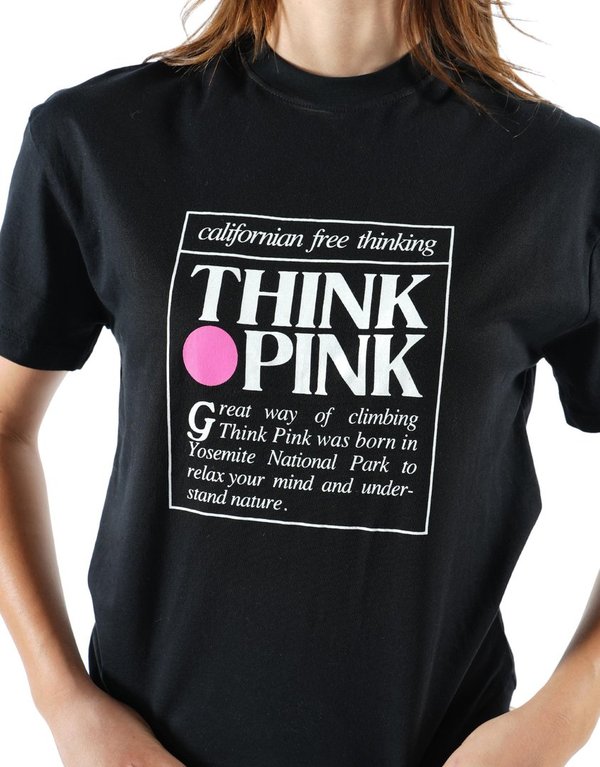 Think Pink T-Shirt Woman - schwarz